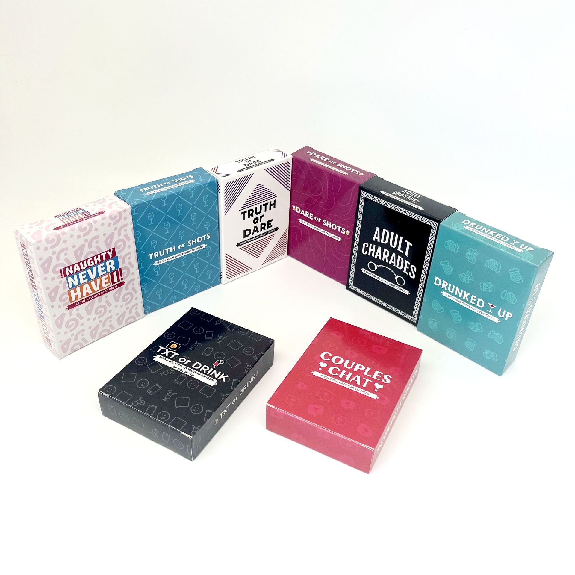 Party Games Questions For Adults - Wiele wersji zestawu karnawałowych gier planszowych