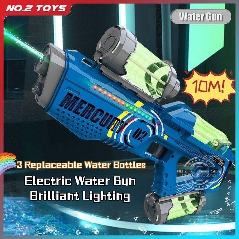 Party Games Quiz - Letni w pełni automatyczny elektryczny pistolet