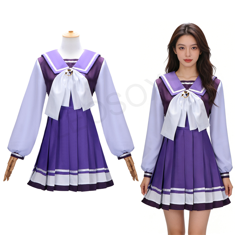 Party Games School - Kostium Cosplay Uma Musume Mejiro McQueen