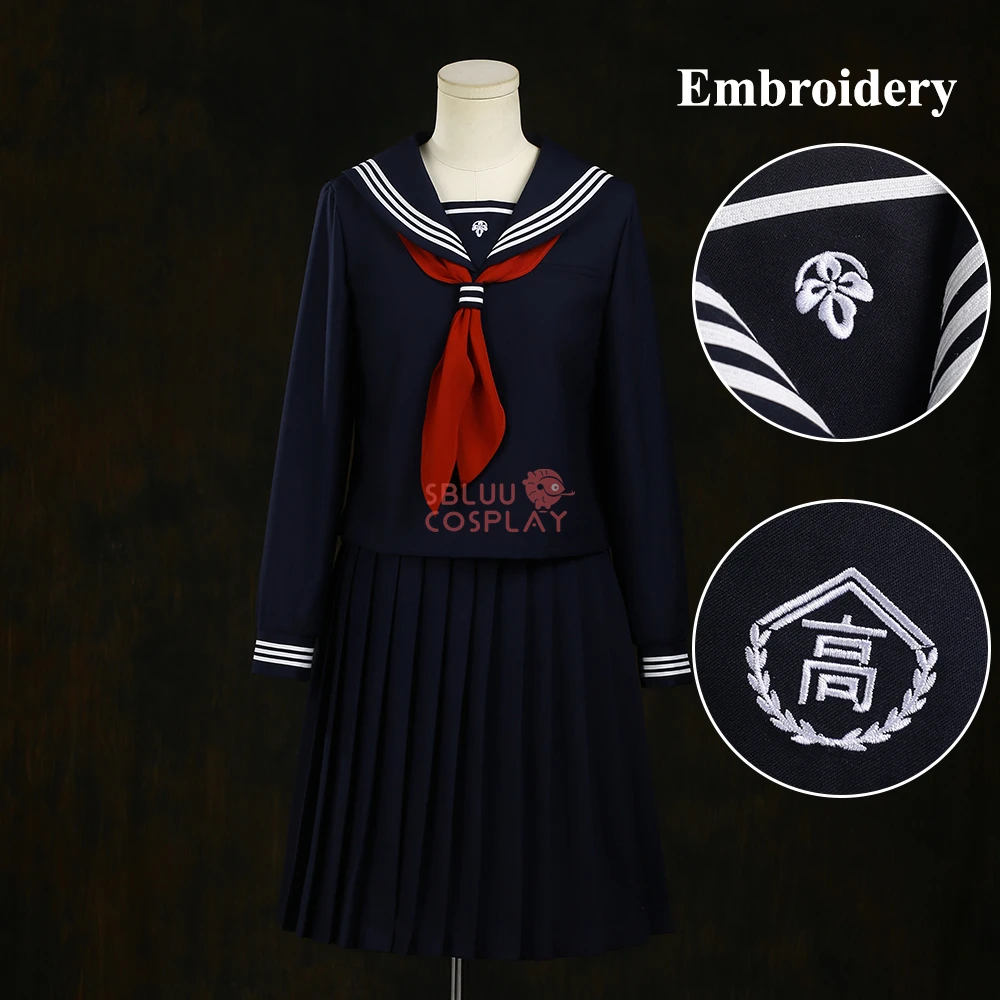 Party Games School - Kostium Cosplay SBluuCosplay Shimizu Hinako, haftowany