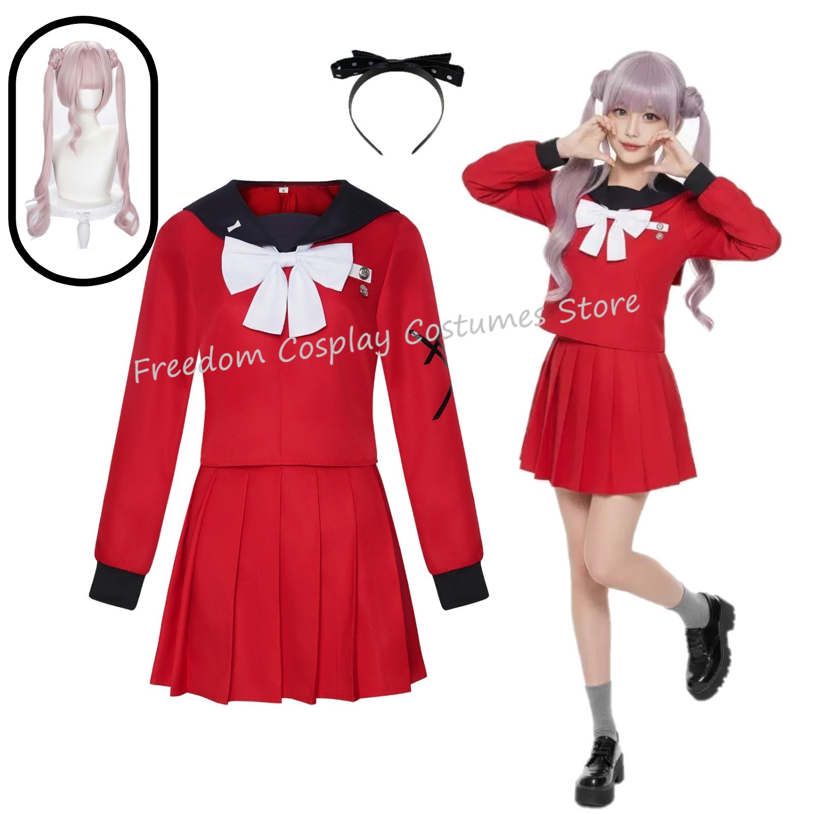 Peruka do cosplayu Kako Tsukum – Party Games School recenzja i cena