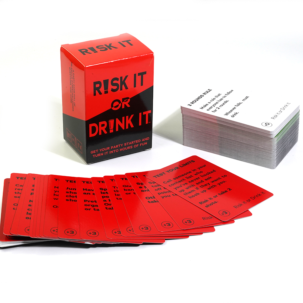 Risk It Or Drink It Fun Party  – Party Games Questions For Adults recenzja i cena