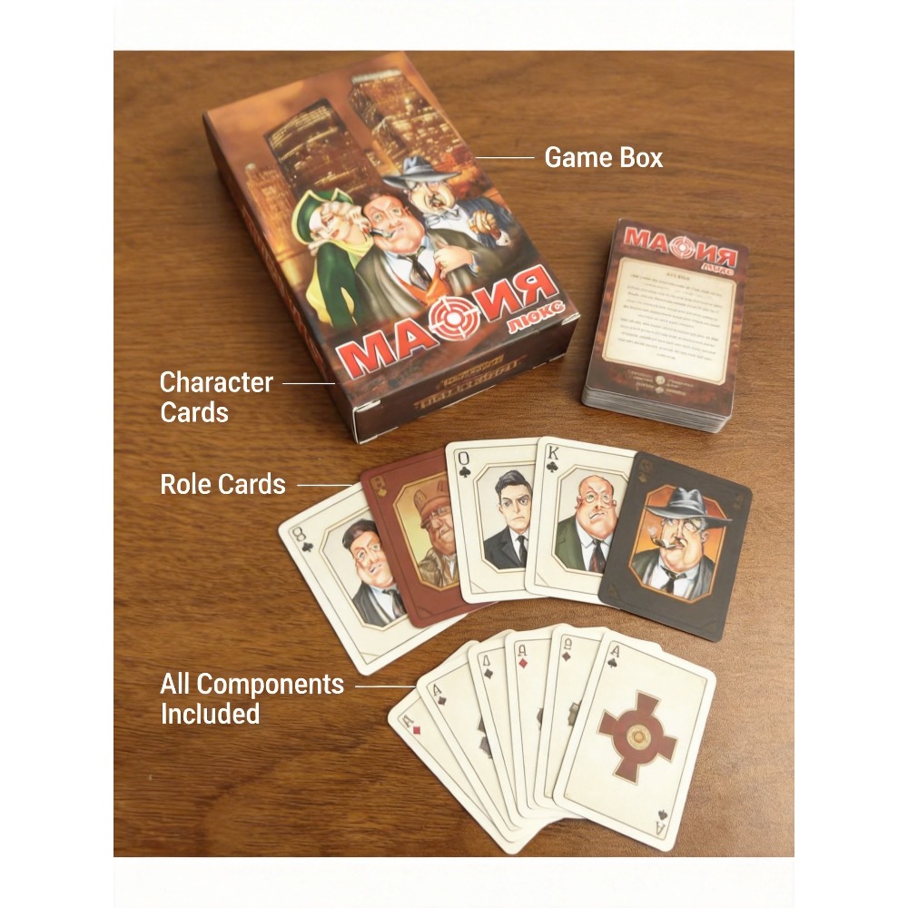 Mafia Party Game - Wersja Rosy – Party Games Mafia recenzja i cena