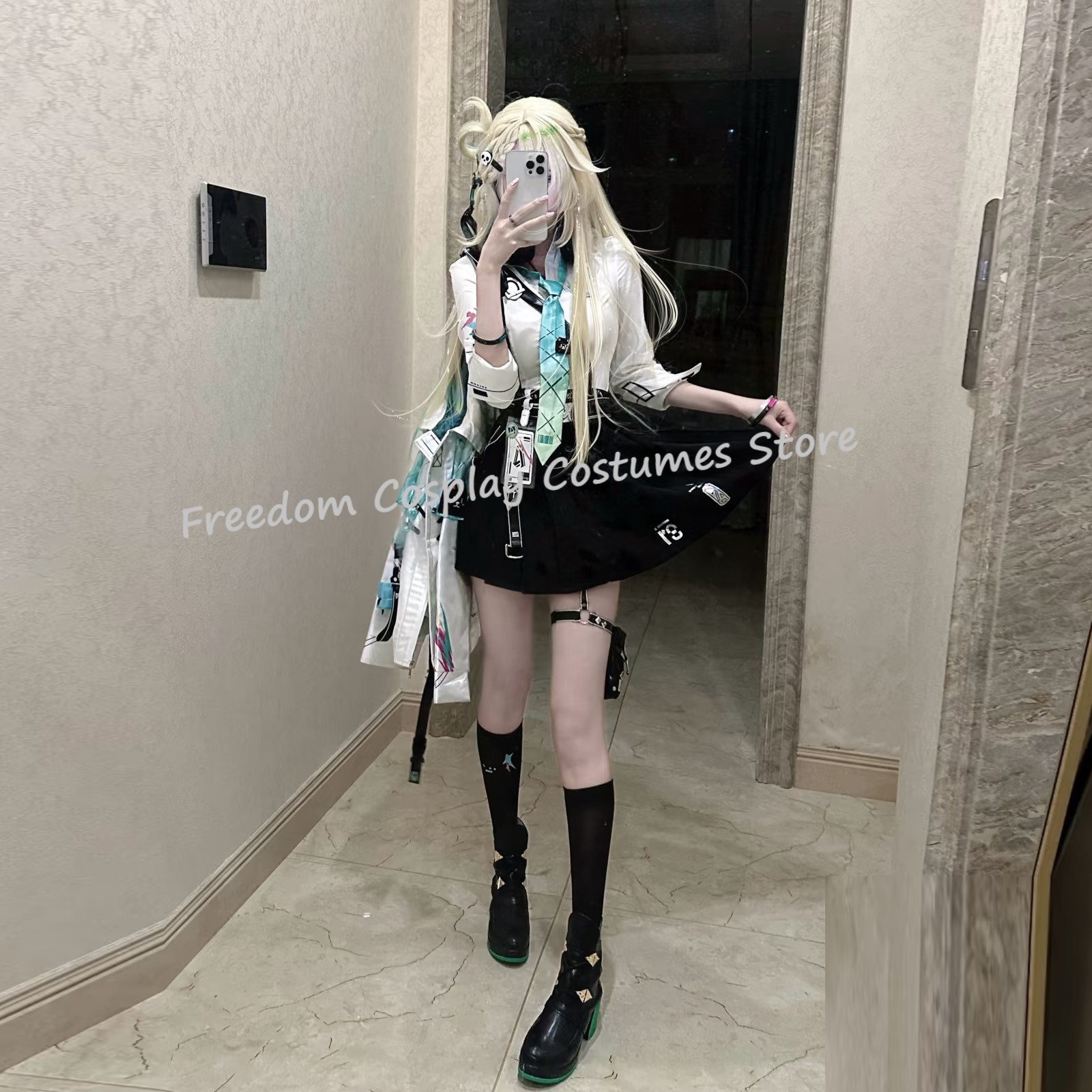 Kostium cosplay Wuthering Wave – Party Games School recenzja i cena