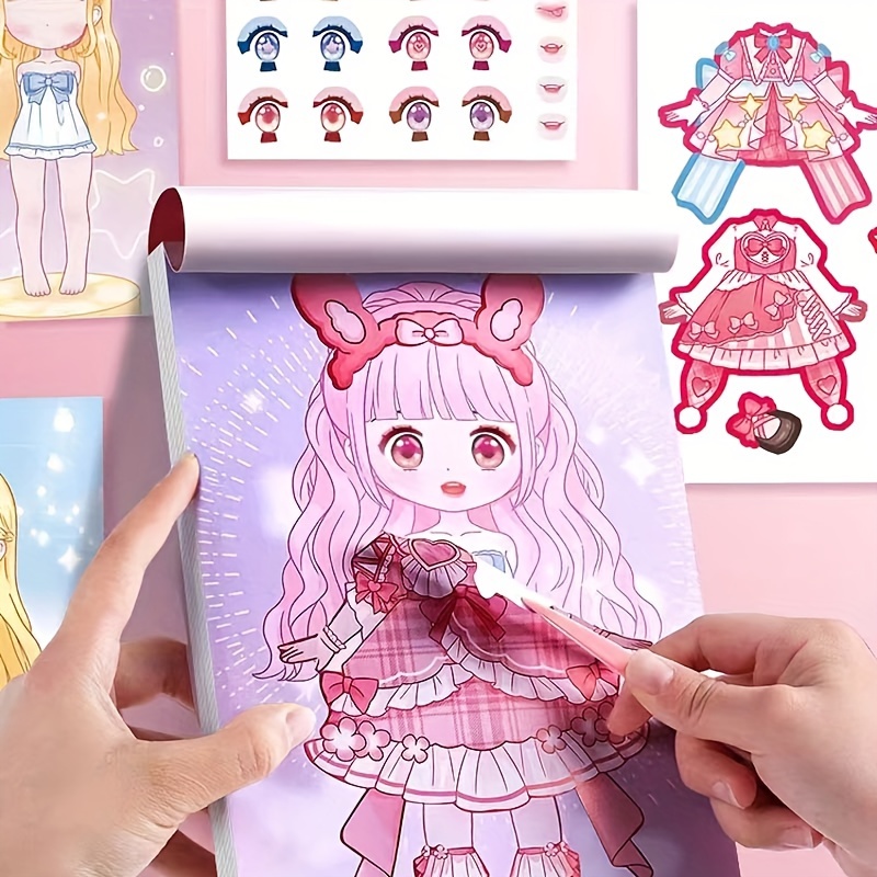 Dress Up Sticker Book Girl Sti – Book Party Games recenzja i cena