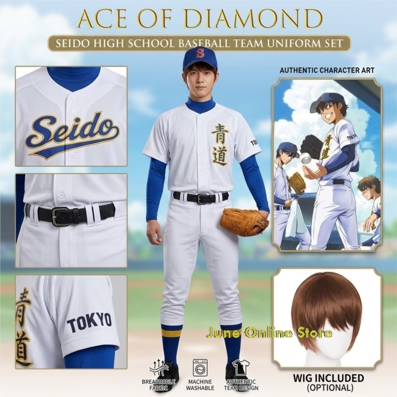Stroje Cosplay Diamond Ace, un – Party Games School recenzja i cena